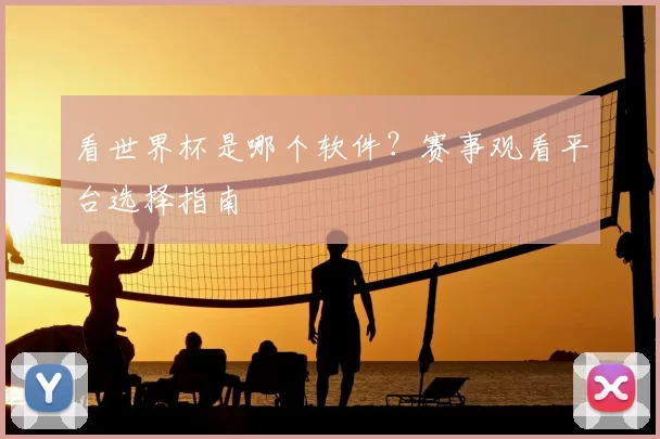 看世界杯是哪个软件？赛事观看平台选择指南